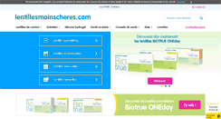 Desktop Screenshot of lentillesmoinscheres.com